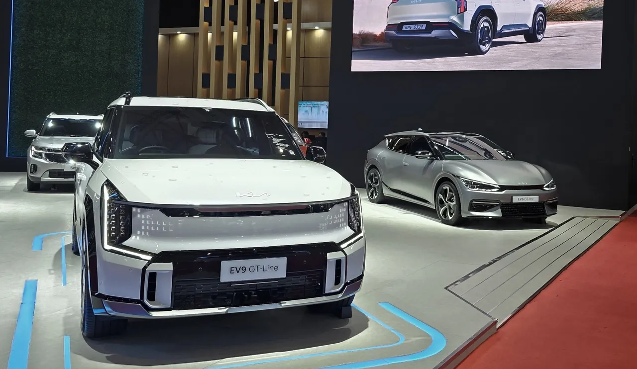 Dua EV premium Kia ikut memeriahkan ajang IIMS 2025. (KIA)