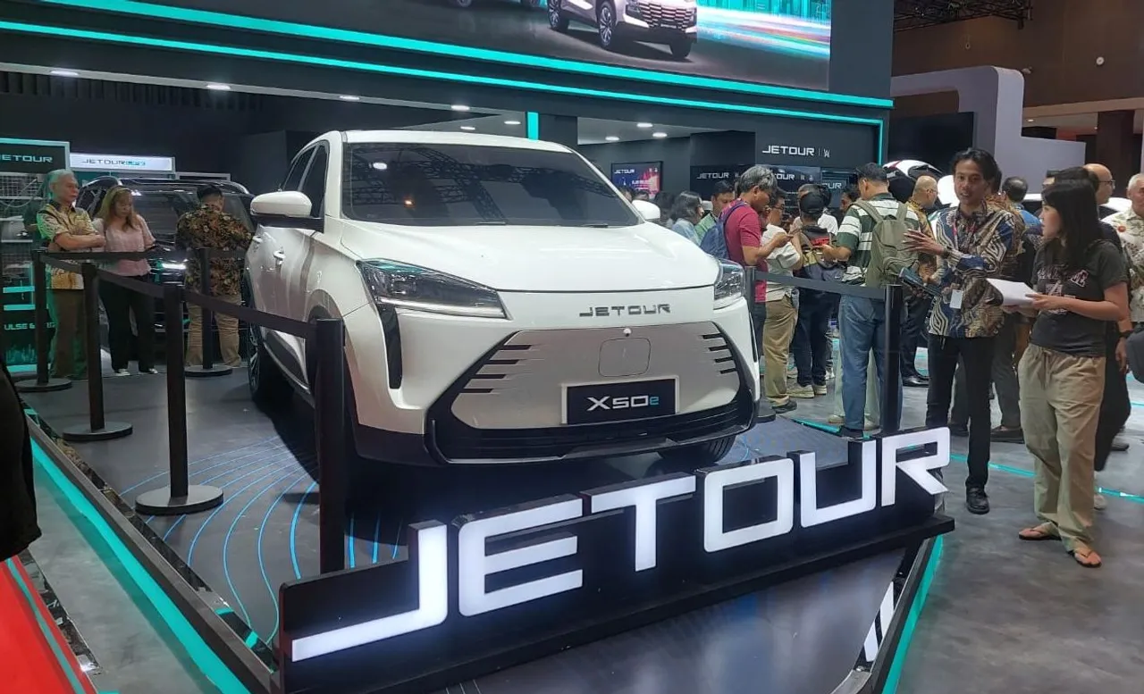 Jetour hadir di pameran otomotif IIMS 2025. (Bagus)