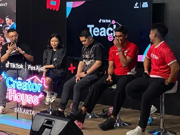 Ramadhan Sananta saat berada di TikTok Creator House