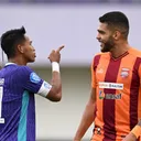 Pertandingan Persita Tangerang vs Borneo FC/Instagram