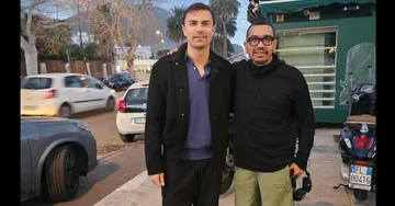 Exco PSSI, Arya Sinulingga, berfoto dengan Emil Audero. (Foto: Instagram/arya.m.sinulingga)