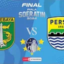 Final Piala Soeratin U-13 antara Persebaya Surabaya vs Persib Bandung/foto: PSSI TV