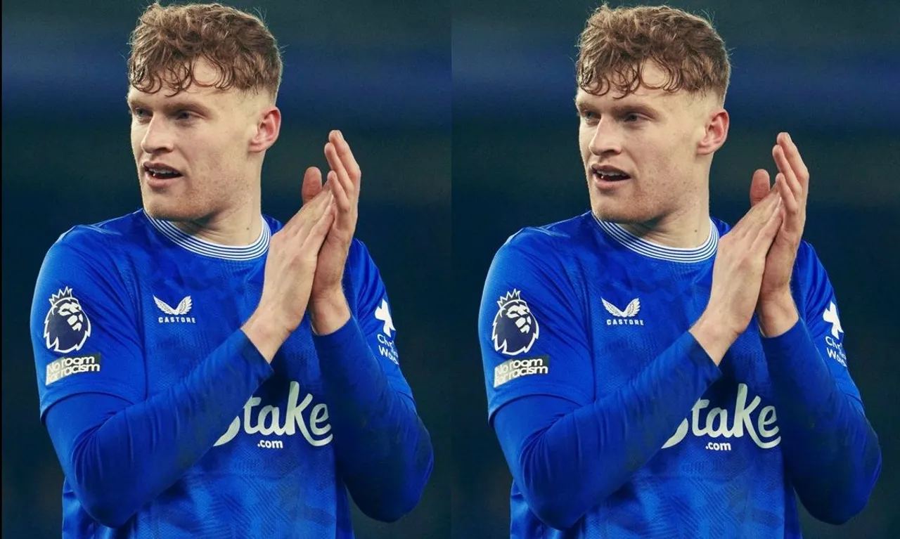 Pemain Everton, Jarrad Branthwaite, menjadi incaran Liverpool dan Manchester United. (Foto: Instagram/everton)