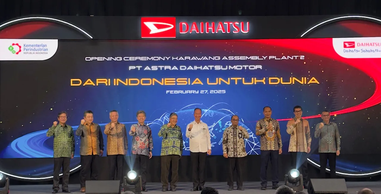 Peresmian pabrik baru Daihatsu di Karawang Assembly Plant 2. (ADM)