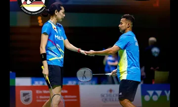 Aksi Rehan/Gloria di German Open 2025. (Foto: Instagram/pbsi).