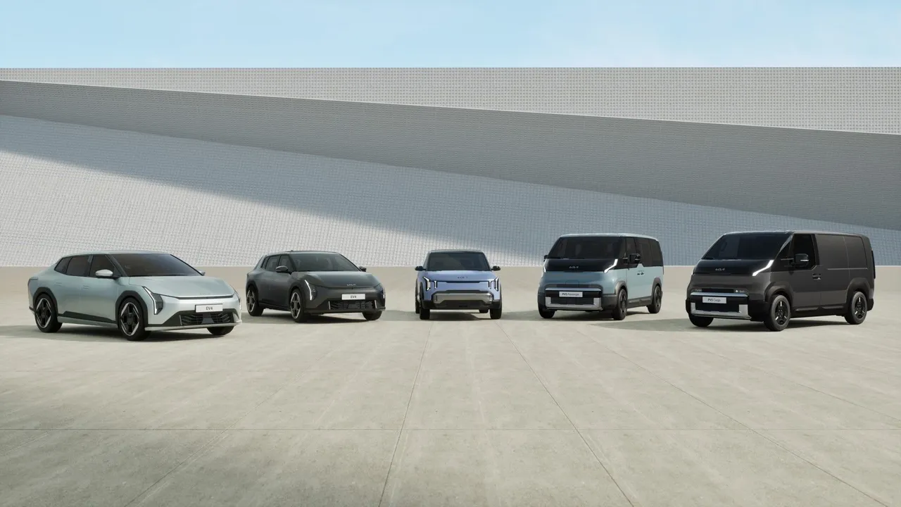 Deretan kendaraan listrik yang hadir di Kia EV Day 2025. (KIA)