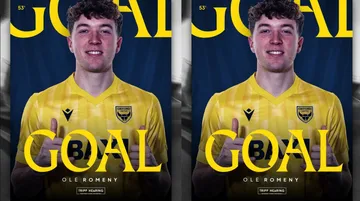 Ole Romeny cetak gol debut di laga Oxford United vs Coventry/foto: X Oxford United.