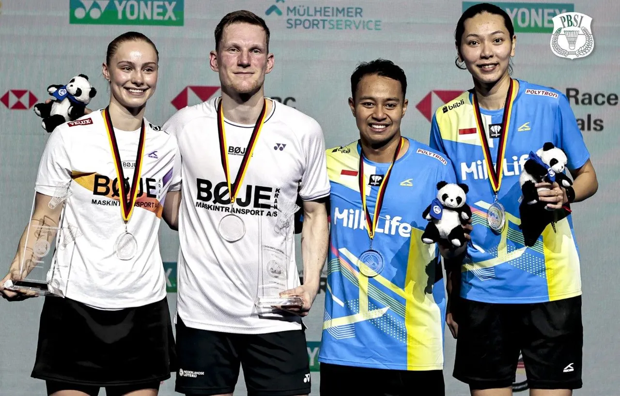 Rehan/Gloria harus puas menjadi runner-up di German Open 2025/foto: PBSI