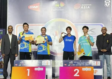 Bobby/Melati raih gelar juara di Sri Lanka International Challenge 2025/foto: PBSI