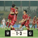 Pemain PSM Makassar merayakan gol. (Foto: Instagram/psm_makssar)