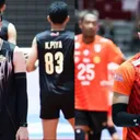 doni dan nizar liga voli thailand.jpg - Doni Haryono dan Nizar Julfikar di Liga Voli Thailand/foto: Thailand Volleyball League.