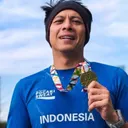 ariel noah tokyo marathon 2025.jpg - Ariel Noah saat mengikuti Tokyo Marathon 2025/foto: IG Ariel Noah.