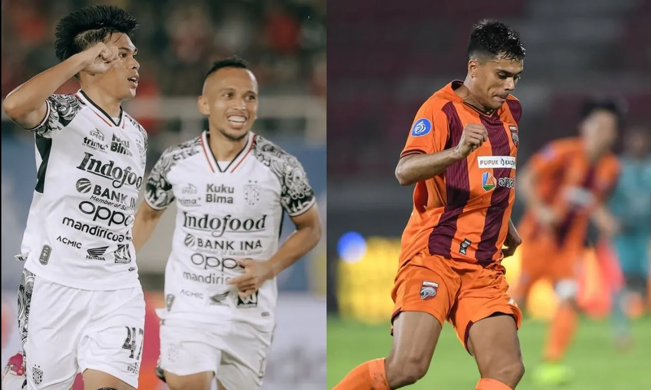 Beda nasib Bali United dan Borneo FC di papan klasemen 2024/2025. (Foto: Instagram/klub)