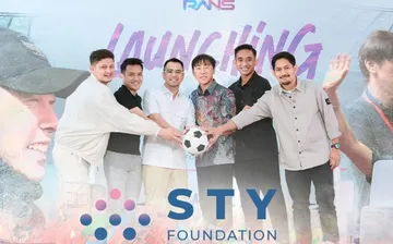 Shin Tae-yong membuat STY Foundation yang mengusung misi kemanusiaan dan membangun potensi anak Indonesia di sepakbola/foto: Ofisial STY Foundation.