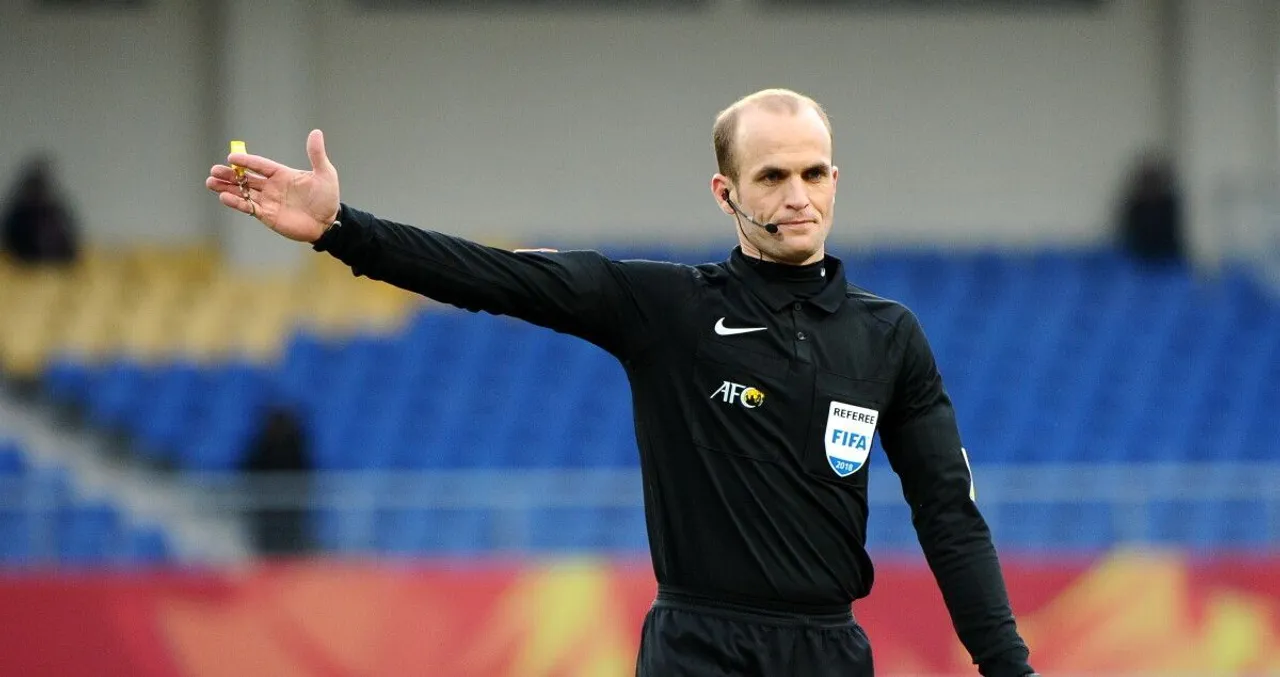 Adham Makhadmeh jadi wasit di laga Australia vs Timnas Indonesia. (Foto: AFC/the-afc.com)