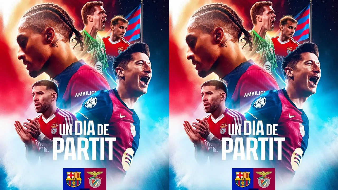 Barcelona vs Benfica di leg kedua babak 16 besar Liga Champions 2024/2025. (Foto: instagram/fcbarcelona)