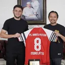 Pemain Barito Putera, Lucas Morelatto/IG Barito Putera . - Pemain Barito Putera, Lucas Morelatto/IG Barito Putera .