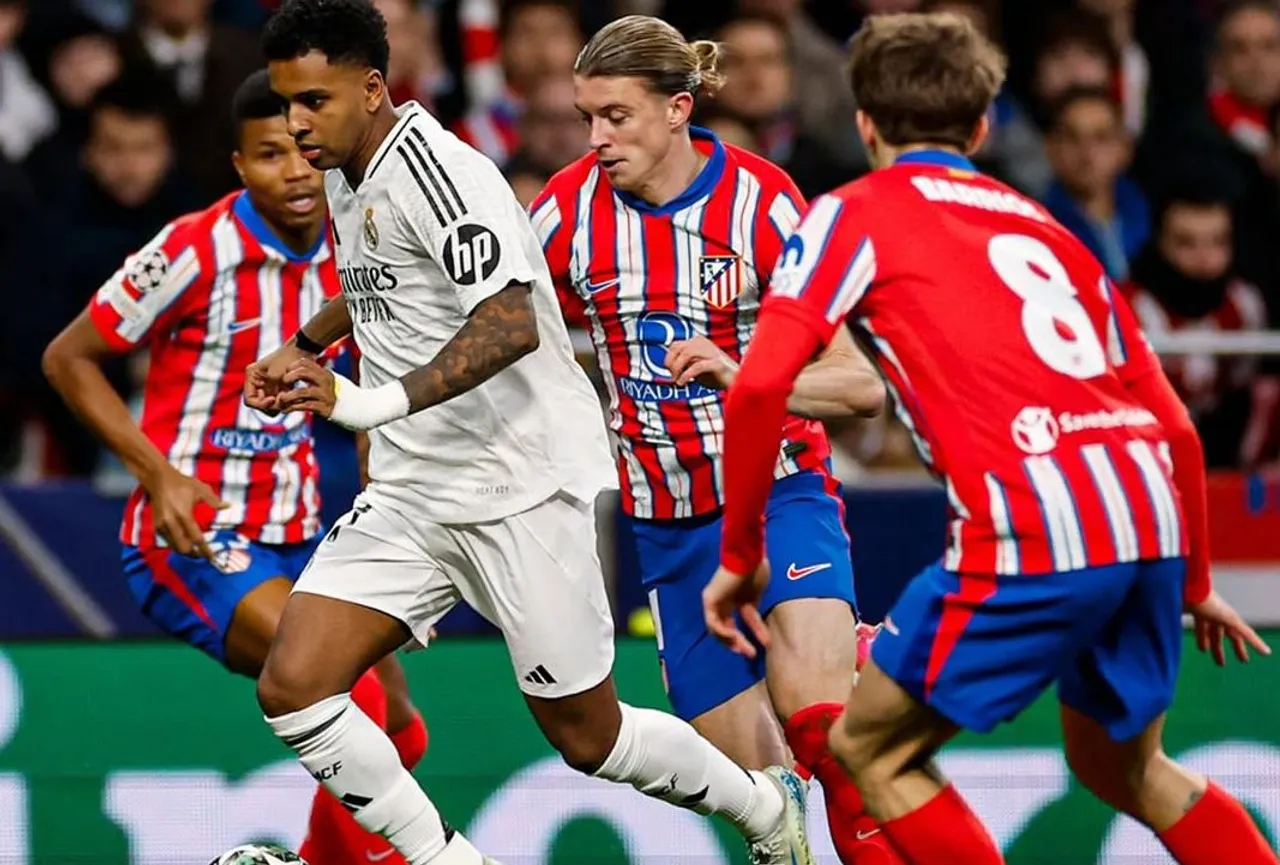 Jalannya pertandingan Liga Champions 2024/2025 antara Atletico Madrid vs Real Madrid. (Foto: Instagram/realmadrid)