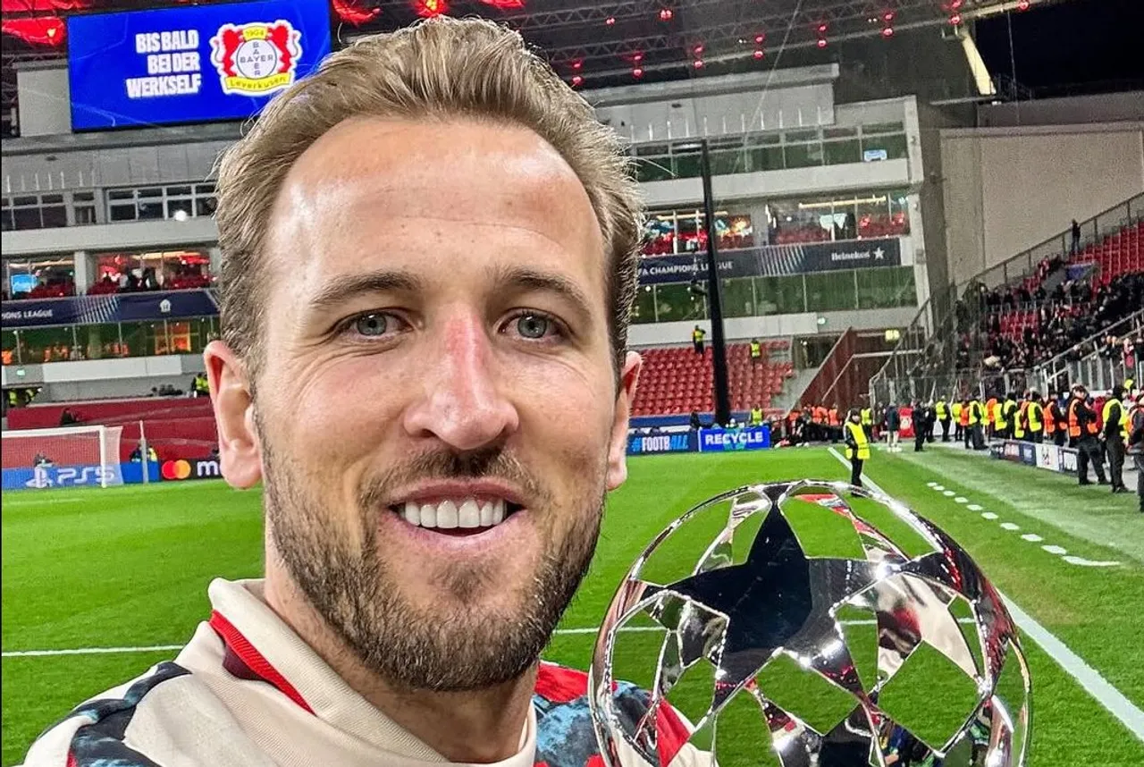 Pemain Bayern Munchen, Harry Kane, dekati rekor milik David Beckham. (Foto: Instagram/fcbayern)