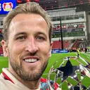 Pemain Bayern Munchen, Harry Kane, dekati rekor milik David Beckham. (Foto: Instagram/fcbayern)