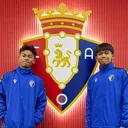 Waliyuddin Shofa dan Rohmat Nuridaya Latihan di Akademi Osasuna/Foto: LALIGA)