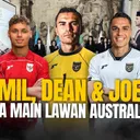 Tiga pemain keturunan, Dean James, Emil Audero, dan Joey Pelupessy sudah resmi menjadi WNI/foto: SportCorner.id