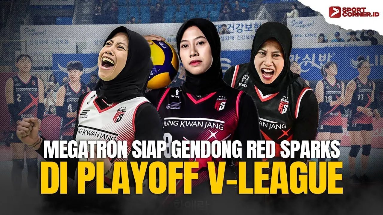 Megawati Hangestri jadi andalan Red Sparks di babak playoff V-League/foto: SportCorner.id