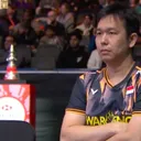 Hendra Setiawan jadi pelatih ganda putra Indonesia Sabar/Reza di All England 2025/foto: SPOTV