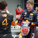 Lando Norris dan Max Verstappen di GP Australia 2025/foto: X/F1