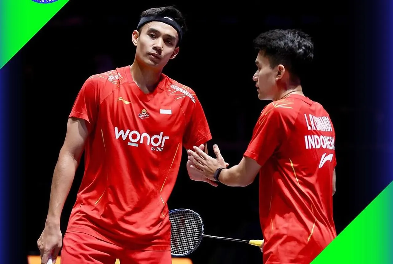 Leo/Bagas menelan kekalahan di final All England 2025. (Foto: Instagram/pbsi)