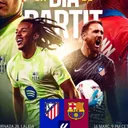 Atletico Madrid vs Barcelona - Link live streaming Atletico Madrid vs Barcelona di pekan ke-28 Liga Spanyol 2024/2025. (Foto: Instagram/fcbarcelona)