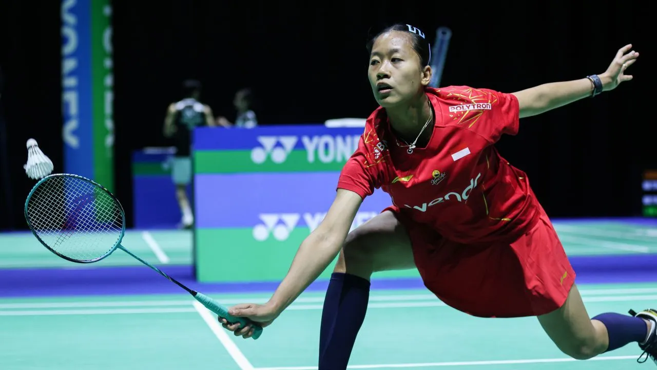 Putri Kusuma Wardani di Swiss Open 2025/Media PBSI.