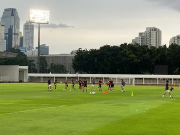 Latihan Timnas Indonesia di Stadion Madya, Senayan, Sabtu (22/5/2025)/ Hadi Febriansyah