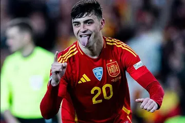 Pemain Barcelona, Pedri, saat membela Spanyol di UEFA Nations League 2024/2025. (Foto: Instagram/sefutbol)