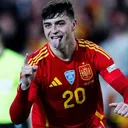 Pedri - Pemain Barcelona, Pedri, saat membela Spanyol di UEFA Nations League 2024/2025. (Foto: Instagram/sefutbol)