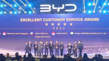 BYD Haka Auto Raih 6 Penghargaan Konferensi Diler Asia Pasifik 2025 di Shenzhen, Tiongkok. (Haka Auto)