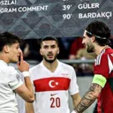 Arda Guler berseteru dengan Dominik Szoboszlai di laga Hungaria vs Turki/foto: IG Arda Guler.