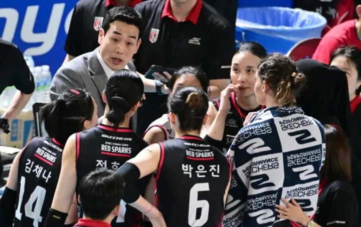 Red Sparks kalah 0-3 dari Hyundai Hillstate di laga kedua playoff V-League 2024/2025/foto: KOVO