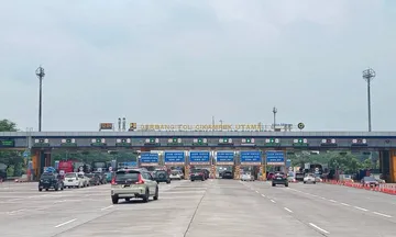 Peningkatan volume lalu lintas arus mudik Lebaran. (Jasa Marga)