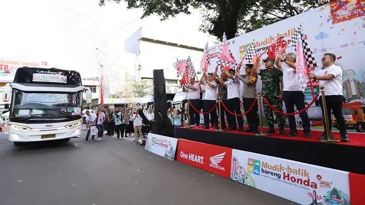 Mudik Balik Bareng Honda 2025 diikuti oleh 2.572 konsumen dengan tujuan Yogyakarta dan Semarang. (AHM)