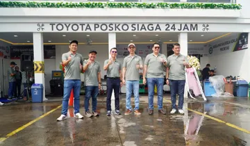 Toyota Posko Siaga terebar di 15 titik strategis jalur mudik. (TAM)