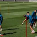 Mees Hilgers latihan FC Twente/IG FC Twente. - Mees Hilgers latihan FC Twente/IG FC Twente.