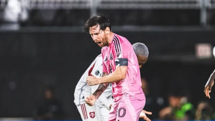 Lionel Messi Inter Miami vs Toronto FC/X Inter Miami
