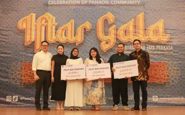 PanaOil menggelar kumpul distributor untuk apresiasai atas kerja sama yang telah terjalin. (POI)