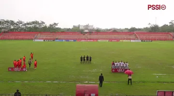 Kondisi lapangan di Stadion Moch Sarengat Batang yang jadi tuan rumah Liga 4 2024/2025/foto: PSSI TV