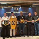 Gubernur Lampung, Rahmat Mirza dan CEO Bhayangkara FC, Agus Suryononugroho/SportCorner Muhammad Nurhendra. - Gubernur Lampung, Rahmat Mirza dan CEO Bhayangkara FC, Agus Suryononugroho/SportCorner Muhammad Nurhendra.