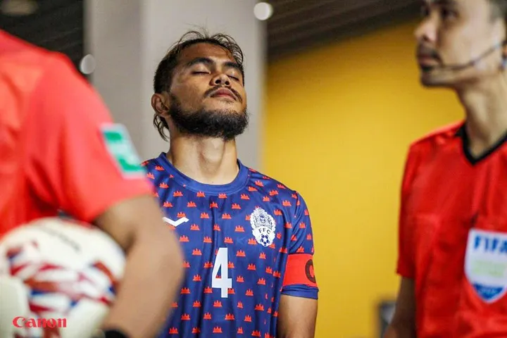 Pemain Kamboja, Tes Sambath, Meninggal Dunia Kecelakaan Motor/Foto: Visakha FC