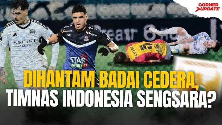 Para pemain abroad Indonesia dihantam badai cedera jelang lawan China/foto: SportCorner.id