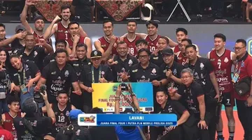 Jakarta Lavani juara putaran pertama final four Proliga 2025 putra/foto: Vidio