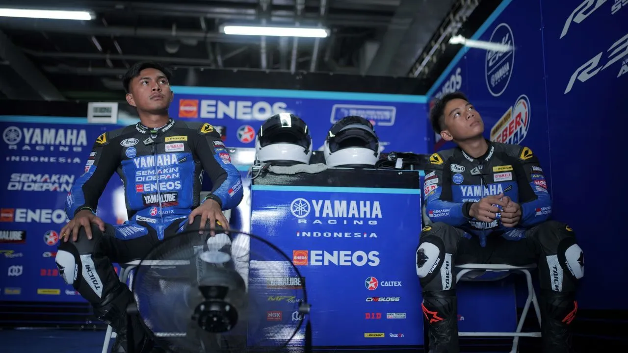 Candra Hermawan dan Fadil Al Gassani/Media Yamaha Racing Indonesia.